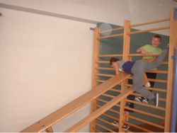 Klettern und Rutschen